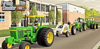 DRIVE YOUR TRACTOR TO HIGH SCHOOL DAY! (ROLE-PLAY) | FARMING SIMULATOR 1980'S