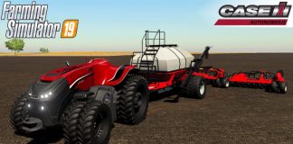 Farming Simulator 19 - CASE IH AUTONOMOUS CONCEPT TRACTOR Planting Wheat
