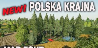 NEW MOD MAP "POLSKA KRAJNA" Farming Simulator 19 PS4 MAP TOUR (Review).