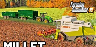 FIRST TIME IN THE MILLET FIELD - Let's Play Goliszew Farming Simulator 19 | Ep 12