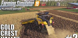 First Harvest - Gold Crest Valley | Timelapse #2 | fs19 | Farming Simulator 19