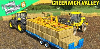 HUGE 6 BALE GRAB! Farming Simulator 19 Timelapse - Greenwich Valley FS19 Ep 68