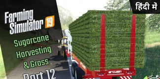 #12 Start From Scratch: Sugarcane Harvesting, Grass Contracts | Farming Simulator 19 | in Hindi