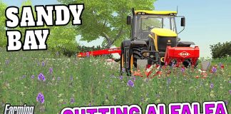 CUTTING THE ALFALFA | Sandy Bay Farming Simulator 19 - Episode 9