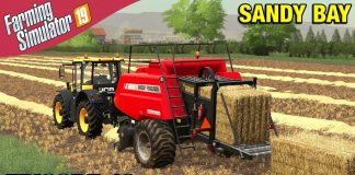 HESSTON BALER Farming Simulator 19 Timelapse - Sandy Bay Seasons FS19 Ep 10