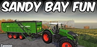 Having Fun On Sandy Bay! (Selling/Harvesting/Contracts) | Farming Simulator 19