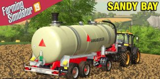 ANNABURGER SLURRY SPREADER Farming Simulator 19 Timelapse - Sandy Bay Seasons FS19 Ep 11