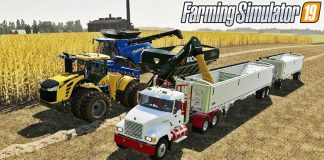 Harvesting corn, baling corn stalks | Lone Oak Farm | Farming simulator 19 | Timelapse #46