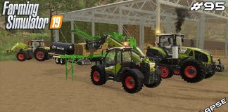 Making straw pellets with Krone | Animals on Felsbrunn Seasons | Farming Simulator 19 | Episode 95