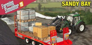 LOADING WOOL AND EGG PALLETS Farming Simulator 19 Timelapse - Sandy Bay Seasons FS19 Ep 37