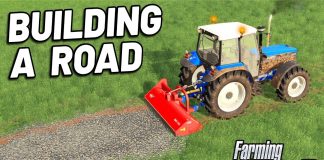 BUILDING A NEW FARM ROAD | Sandy Bay Farming Simulator 19 - Episode 20