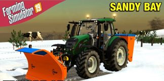 NEW TRACTOR PLOUGHING SNOW Farming Simulator 19 Timelapse - Sandy Bay Seasons FS19 Ep 35