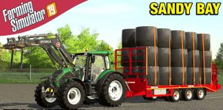 SELLING SILAGE BALES Farming Simulator 19 Timelapse - Sandy Bay Seasons FS19 Ep 42