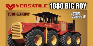 Versatile 1080 Big Roy Beta Tractor "Mod Review" Farming Simulator 19