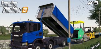 Building broken road(asphalting) | Public Work Sandy Bay | Farming Simulator 19 | Episode 3