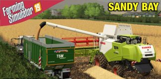 CORN CARTING Farming Simulator 19 Timelapse - Sandy Bay Seasons FS19 Ep 44