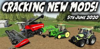 CRACKING NEW MODS Farming Simulator 19 PS4 FS19 (Review) 5th June 2020.