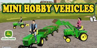 Farming Simulator 19: My Mini Hobby Vehicles! #2 John Deere 332 Lawn Tractors!!
