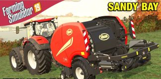 NON-STOP BALING Farming Simulator 19 Timelapse - Sandy Bay Seasons FS19 Ep 52
