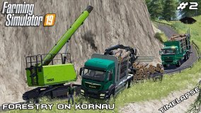 @Chata Modding flipped the trailer | Forestry on Kornau | Farming Simulator 19 | Episode 2