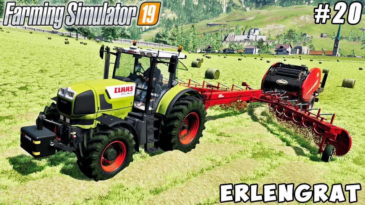 Making & transporting hay bales, spreading fertilizer | Erlengrat Farm | FS 19 | Timelapse #20