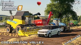 New farm, big harvest & carting grain | Chellington Valley | Farming Simulator 19 | Episode 1