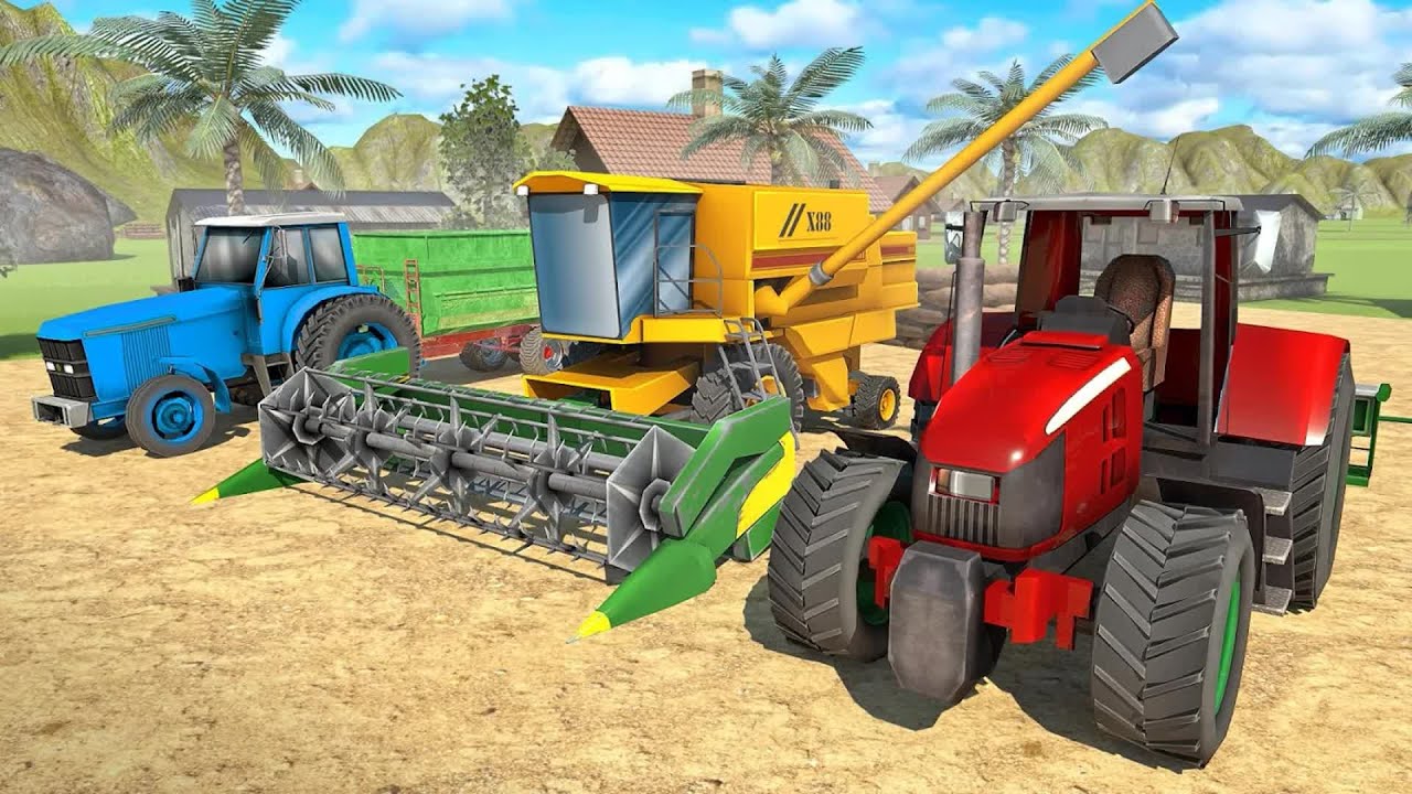 Real Tractor Farming Simulator 2020 - Tractor Works in a Field - Android Gameplay. #Tractor