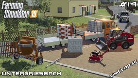 Rebuilding driveways & new crane | Lawn Care on Untergriesbach | Farming Simulator 19 | Episode 14