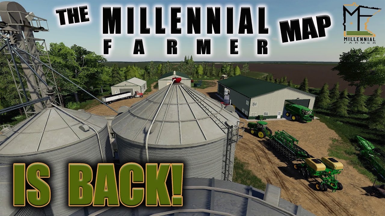 “THE MILLENNIAL FARMER MAP” IS BACK! Farming Simulator 19 MAP TOUR (Review) FS19.