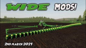 WIDE MODS (Review) Farming Simulator 19 FS19 2nd March 2021.