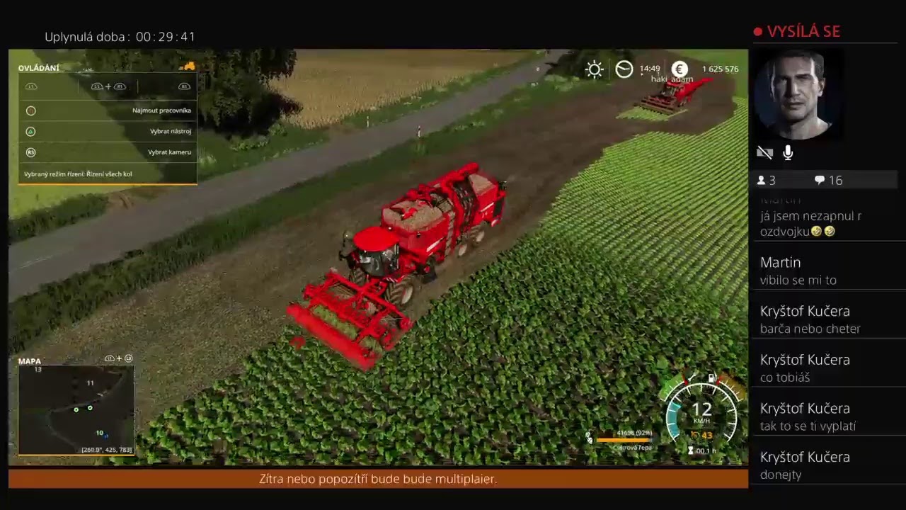 Farming simulator 19 online servr 2.Díl