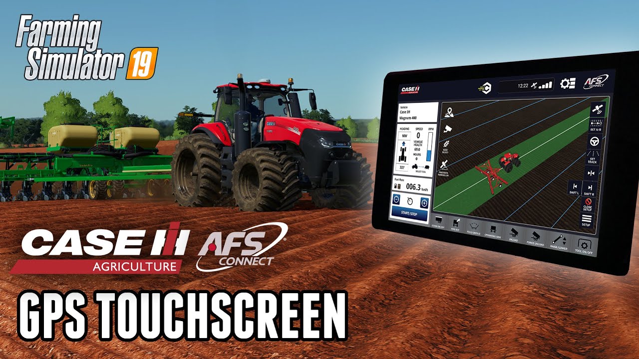 *NEW* - Sim Dashboard CASE AFS Connect GPS Screen - Farming Simulator 19