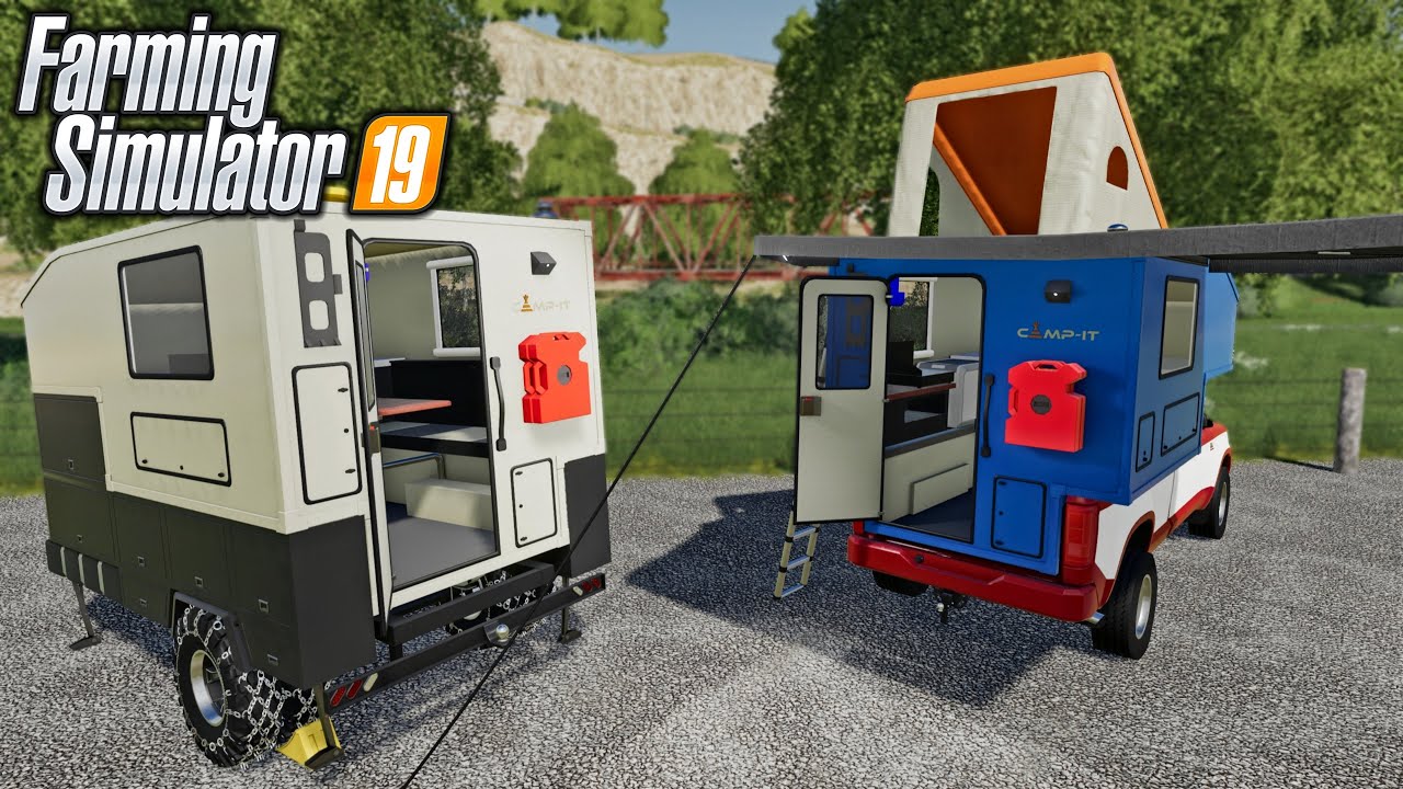 New Mods! TLX Camp-It Is Here! Let's Go Camping! (19 Mods) | Farming Simulator 19