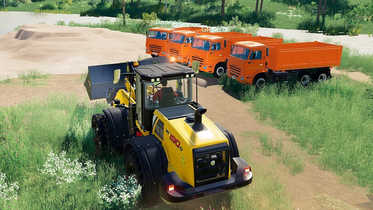 КУПИЛИ ПЕСЧАНЫЙ КАРЬЕР И ПЕРВЫЕ КАМАЗЫ! - FARMING SIMULATOR 2019