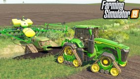 AUTONOMOUS TRACTOR STUCK IN THE MUD | (ROLEPLAY) FARMING SIMULATOR 2019
