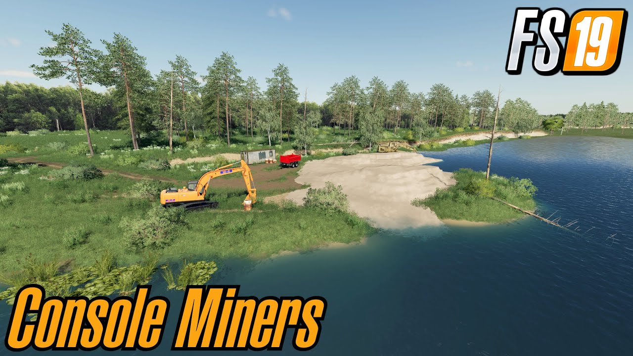 FS19 BE A CONSOLE MINER RASSVET MAP PS4/XBOX FARMING SIMULATOR 19 MODS