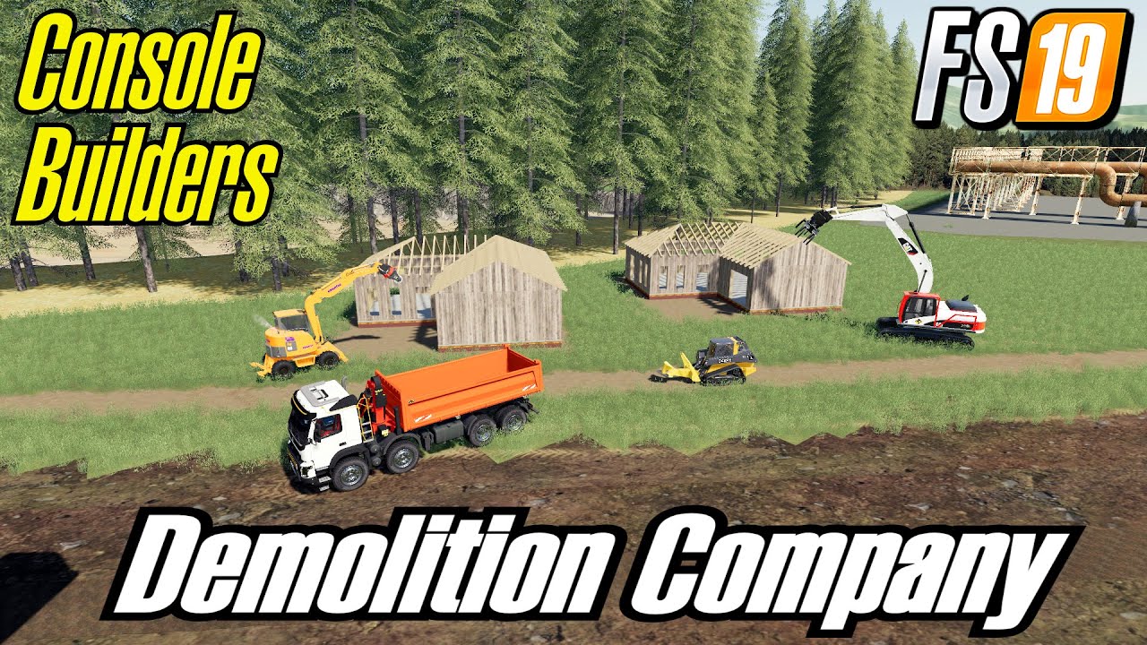 FS19  PS4/XBOX \HOUSE DEMOLITION// TIMELAPSE TCBO MCE MAP FARMING SIMULATOR MODS