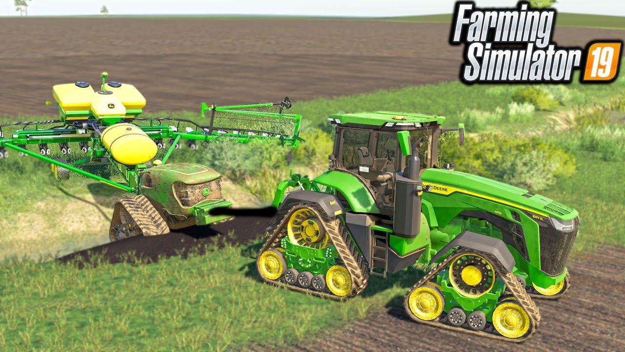 AUTONOMOUS TRACTOR STUCK IN THE MUD | (ROLEPLAY) FARMING SIMULATOR 2019