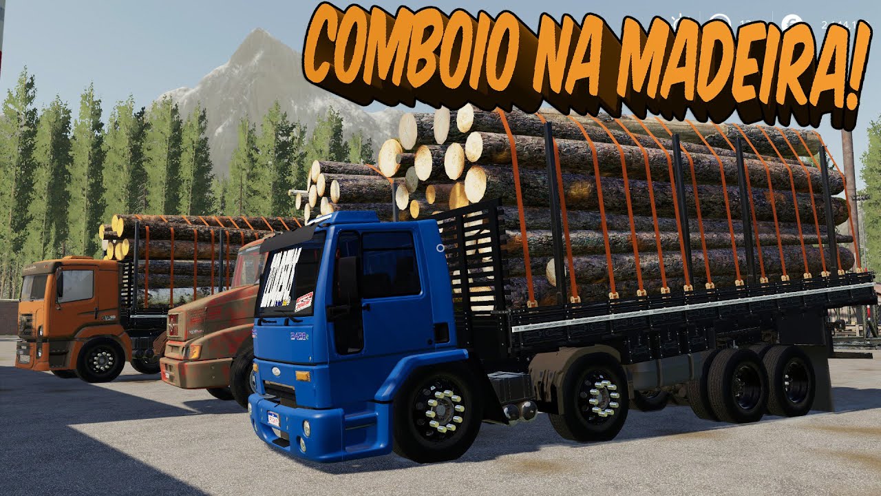 EXAGEREI NA CARGA DO 16-20 - COMBOIO DA MADEIRA NO FARMING 19 MODO ONLINE