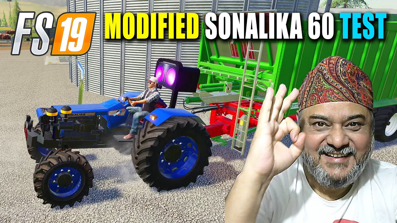 Fully Modified Sonalika 60 Tractor Test with Plows, Cultivator & Trailers! FS19 Canadian Farm Map 5