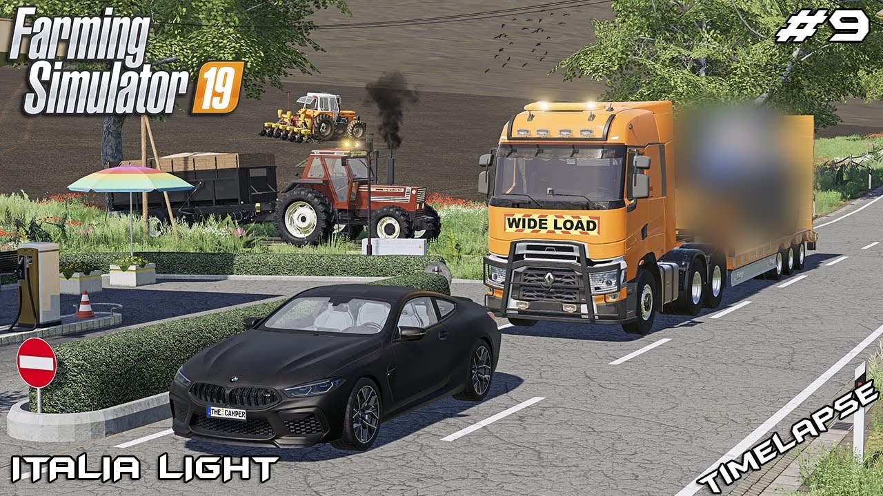 New TRACTOR, selling RYE and SEEDING | Animals on Italia | Farming Simulator 19 | Episode 9