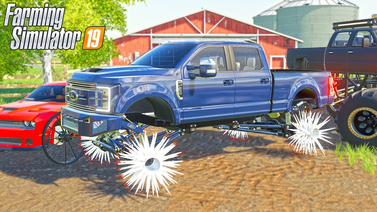 Reaper Wheels on $100,000 Anylevel F350 In Farm Sim! | (ROLEPLAY) FARMING SIMULATOR 2019