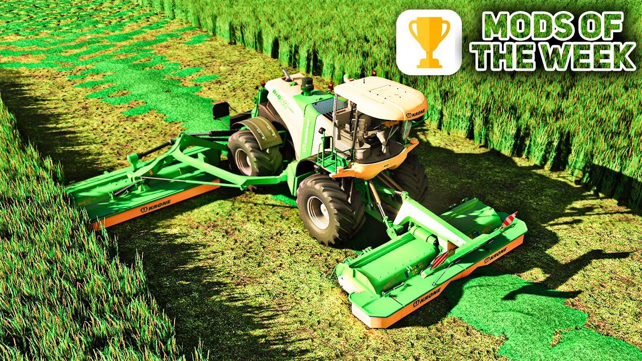 HUGE Realistic Mower ! | 10 BEST MODS of the week! (Farming Simulator 19)