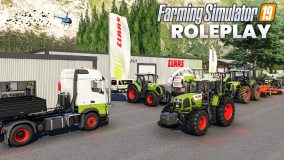 Farming Simulator 19 ROLEPLAY | Visite concession CLAAS & Test de tracteurs !