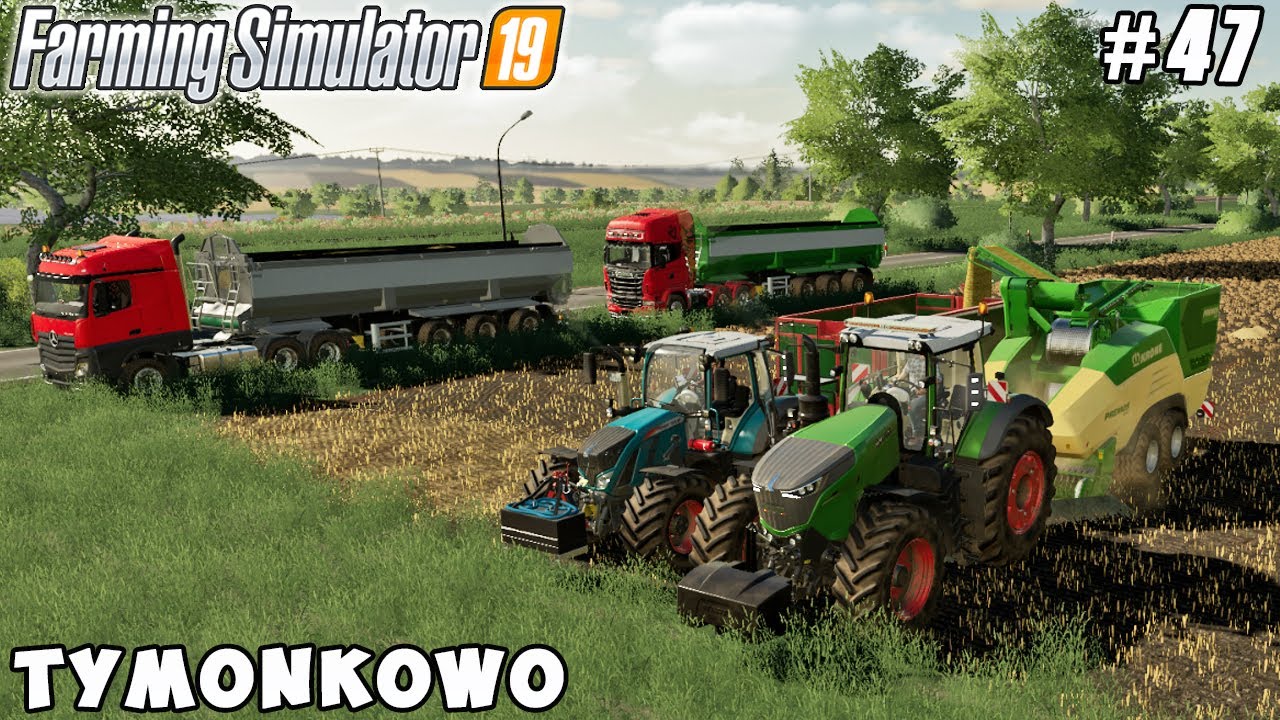 Harvesting straw pellets for thermal power plants, buying truck hall | Tymonkowo | FS 19 | ep #47