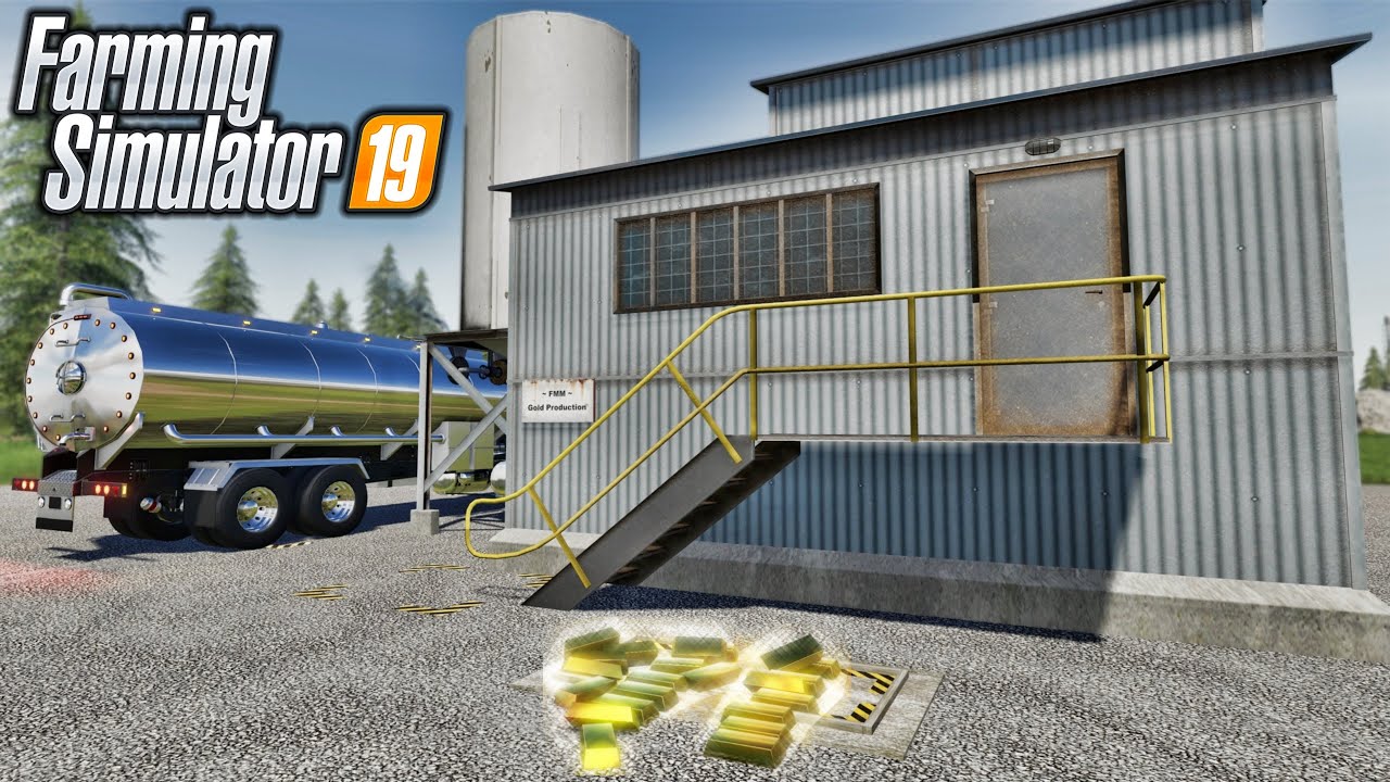 New Mods! Gold Production, 53' Dropdeck, FS22 Bucket! (20 Mods) | Farming Simulator 19