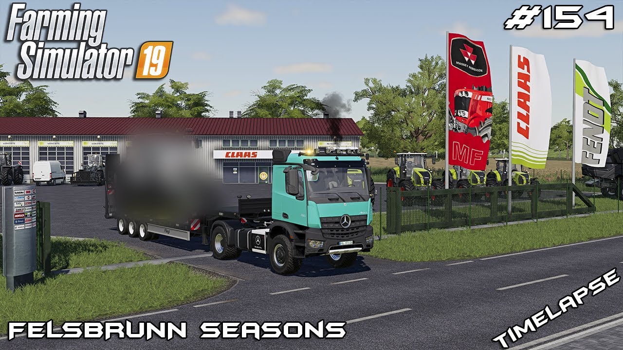 Picking up NEW TRACTOR for FARM | Animals on Felsbrunn Seasons | Farming Simulator 19 | Episode 154