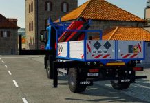 Truck Crane Iveco X-Way Enedis v1.0 FS22